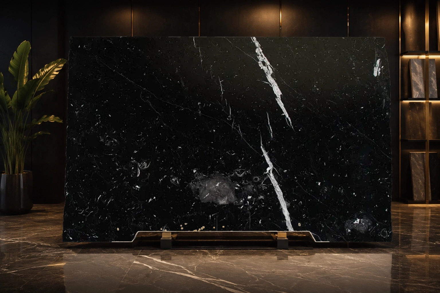 Negro Marquina — Мармур RoyalStone