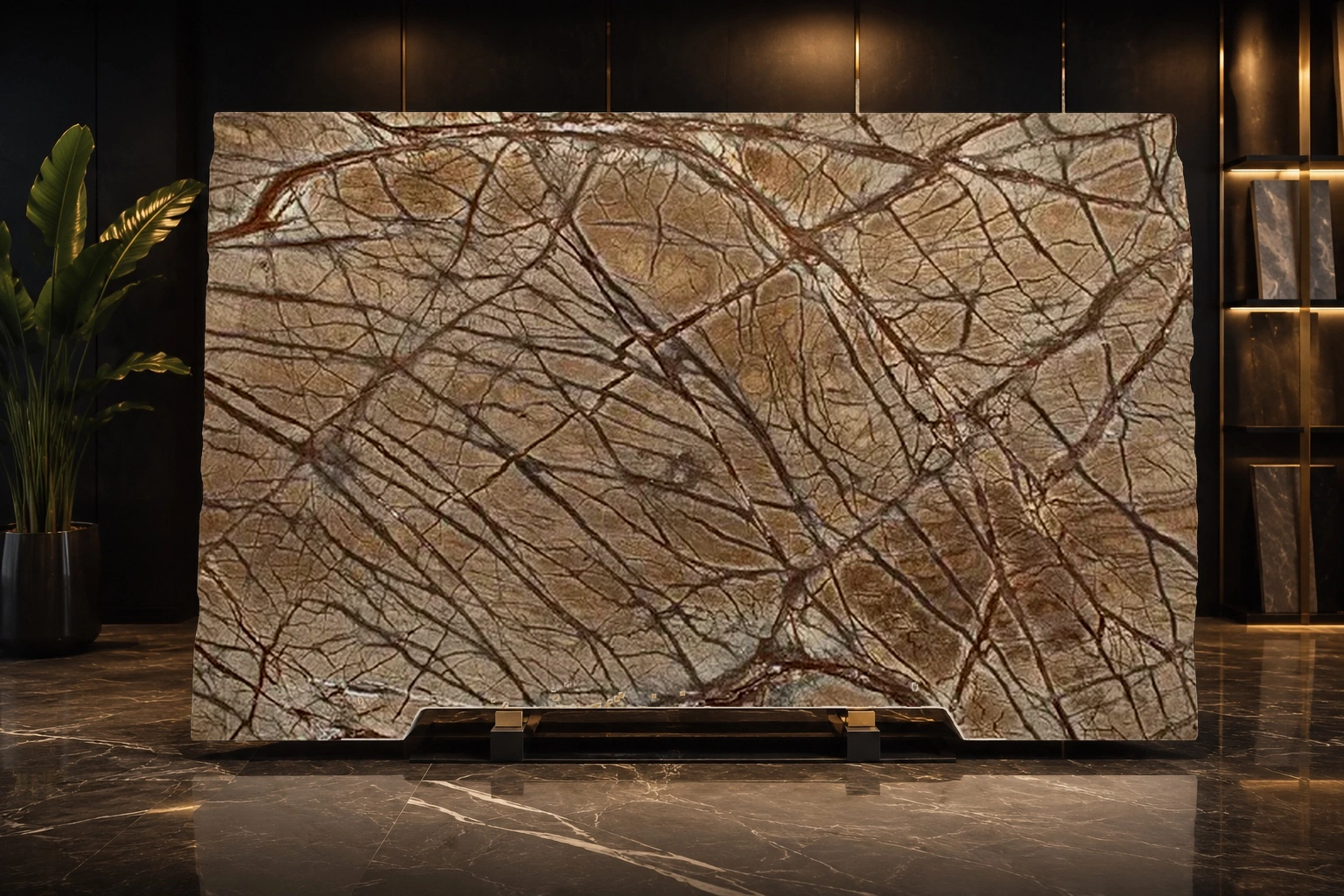 Rainforest Brown Polished — Мармур RoyalStone