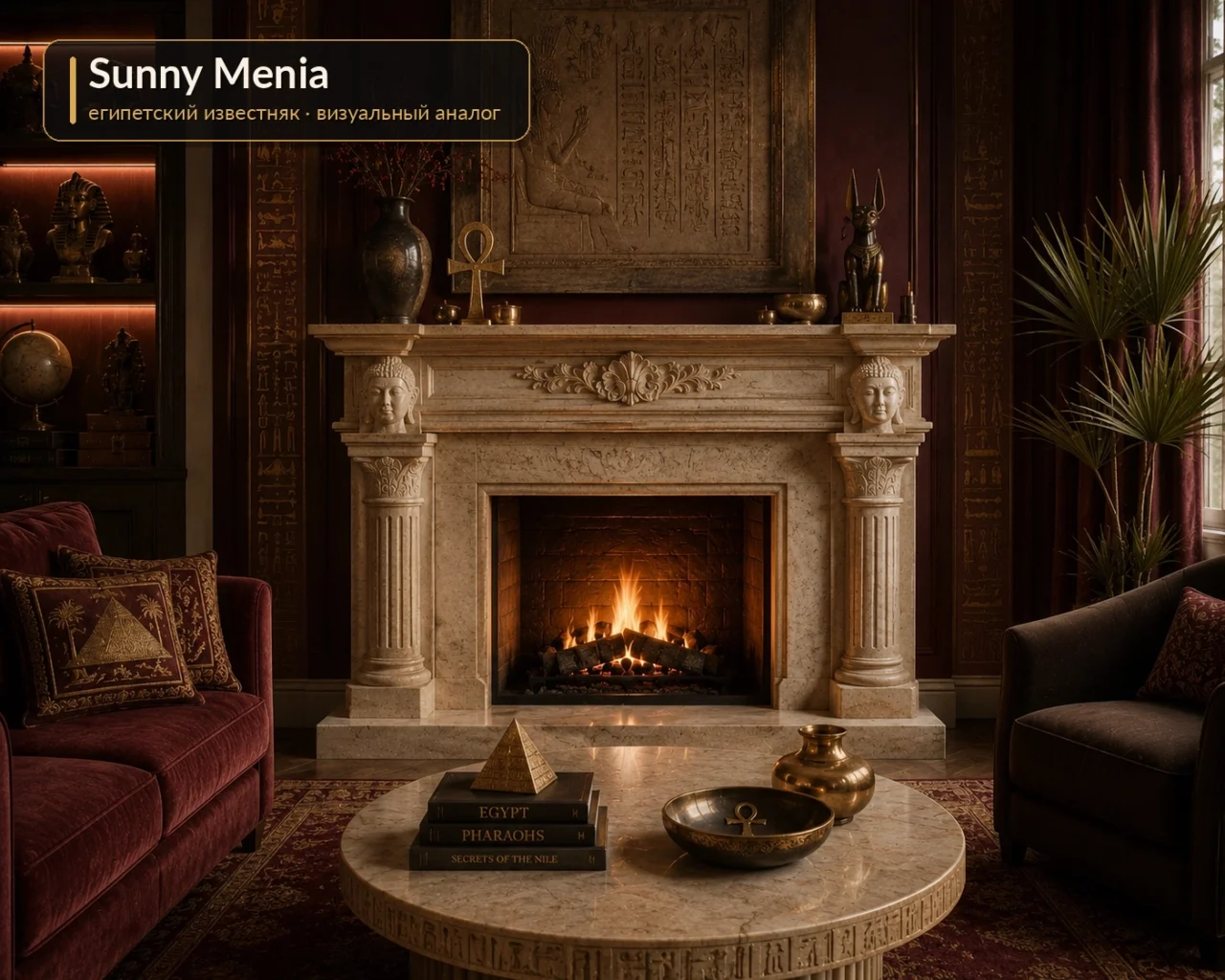 Камінний портал з Sunny Menia